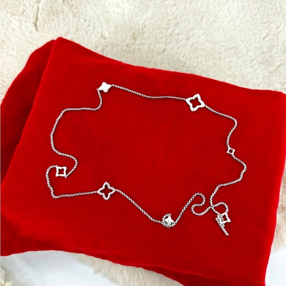 David Yurman Quatrefoil Chain Necklace - Picture 6 of 6